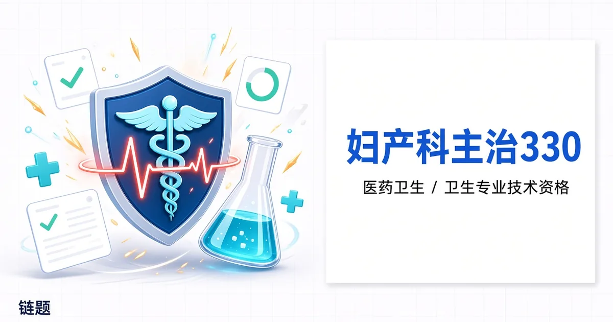 妇产科主治330题库封面