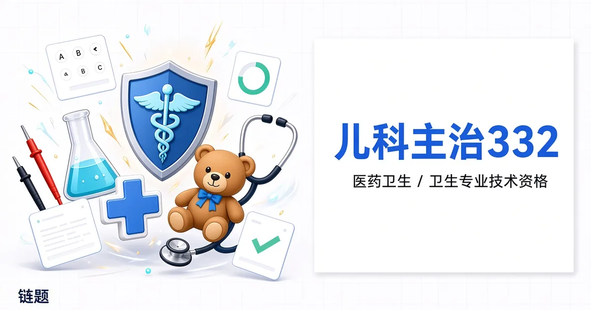 儿科主治332题库封面