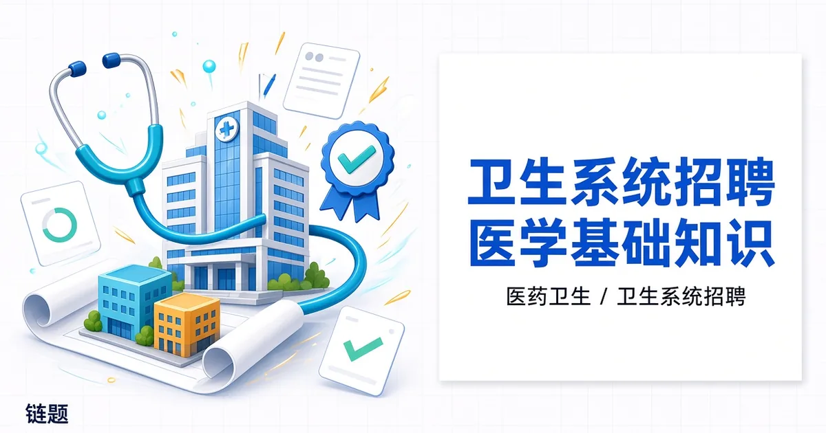 卫生系统招聘医学基础知识题库封面