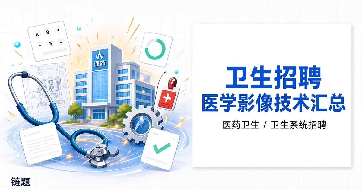 卫生招聘 医学影像技术汇总题库封面