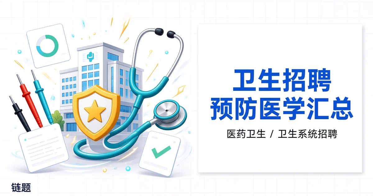 卫生招聘 预防医学汇总题库封面