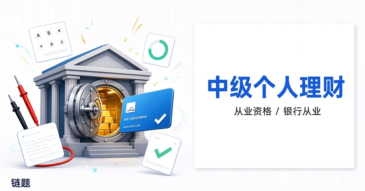中级个人理财题库封面