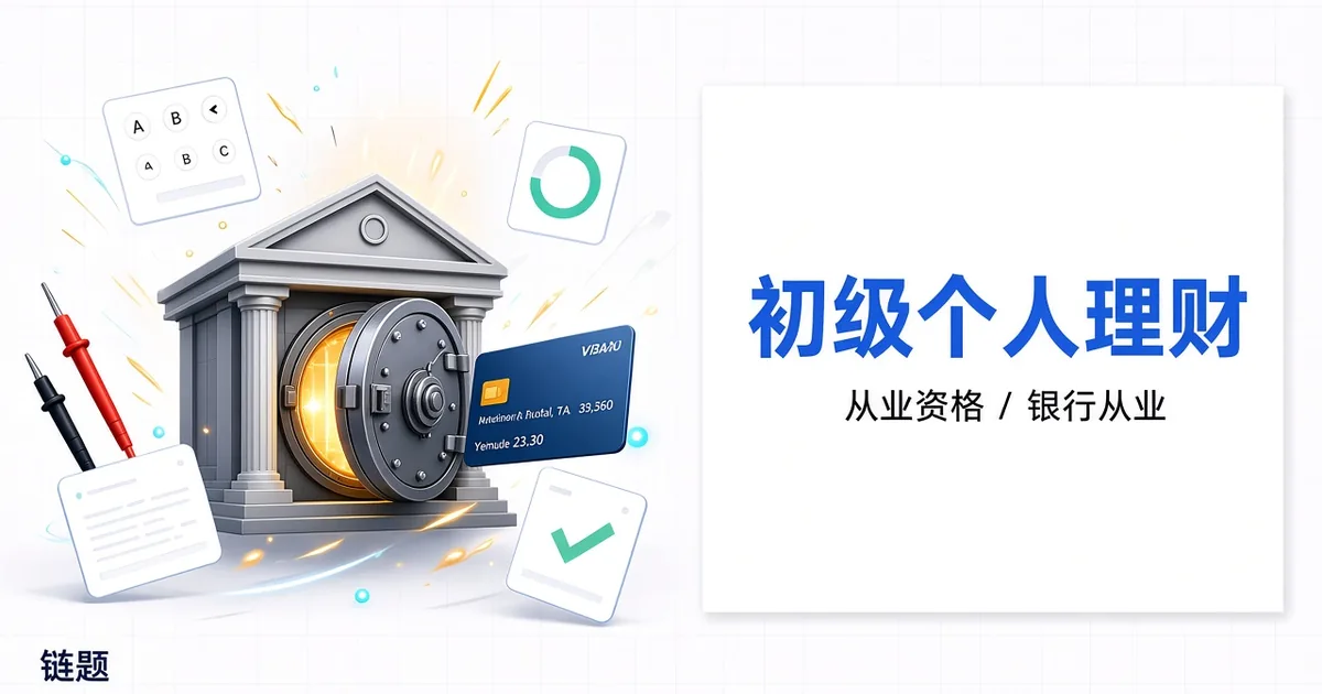 初级个人理财题库封面