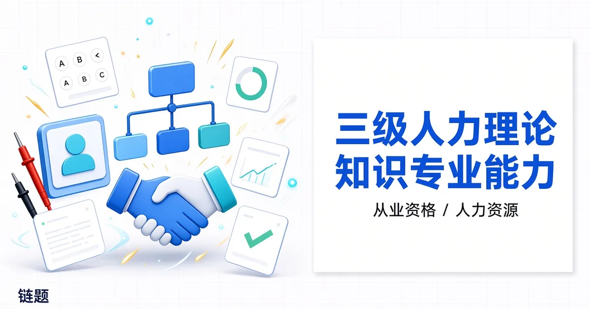 三级人力理论知识专业能力题库封面