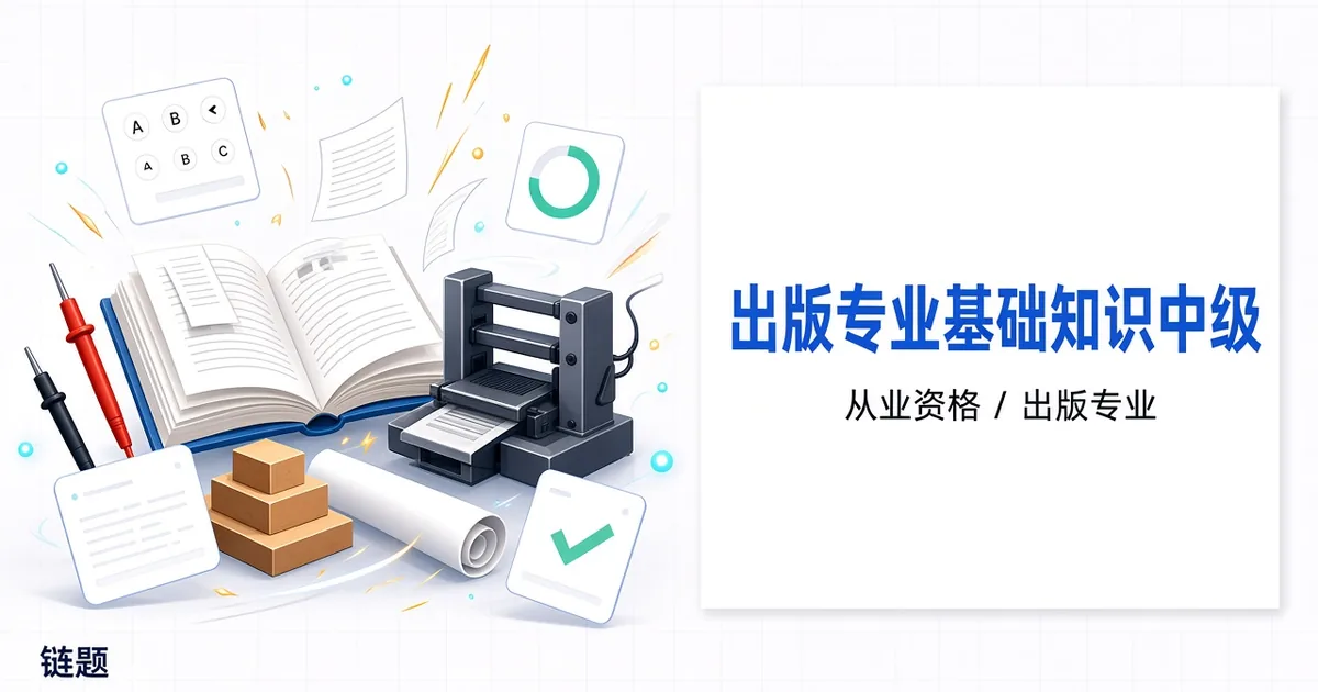 出版专业基础知识中级题库封面