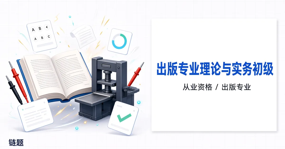 出版专业理论与实务初级题库封面