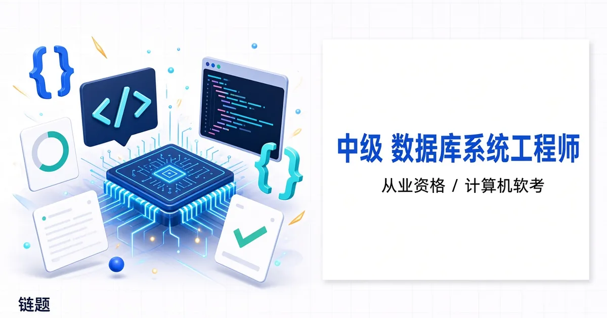 中级 数据库系统工程师题库封面