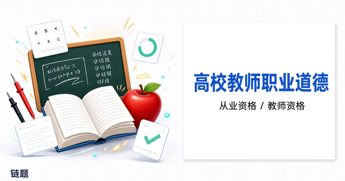 高校教师职业道德题库封面