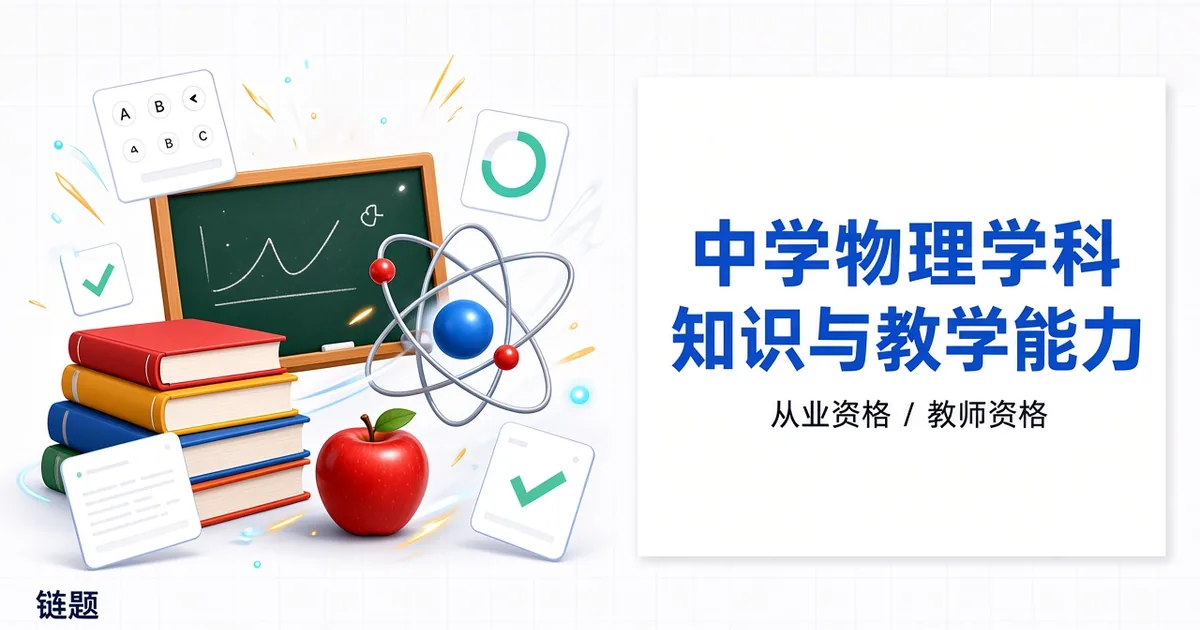 中学物理学科知识与教学能力题库封面
