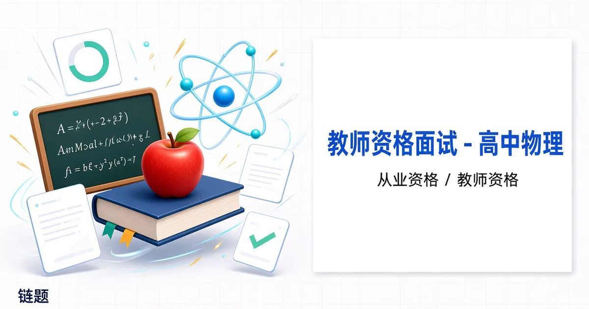 教师资格面试 - 高中物理题库封面