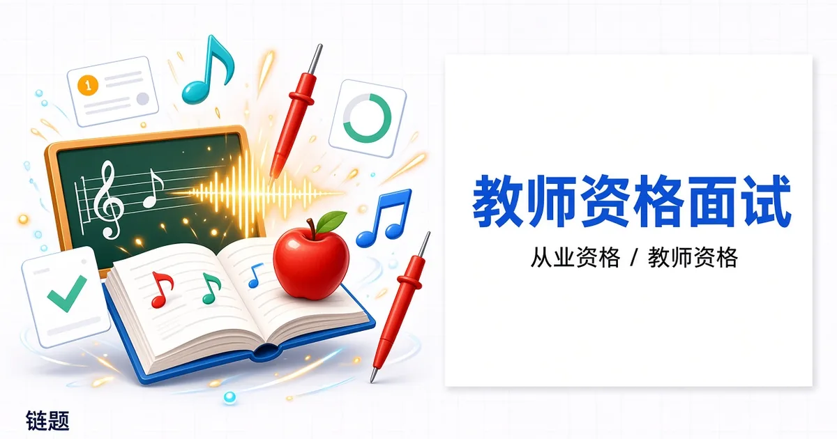 教师资格面试 - 小学音乐题库封面