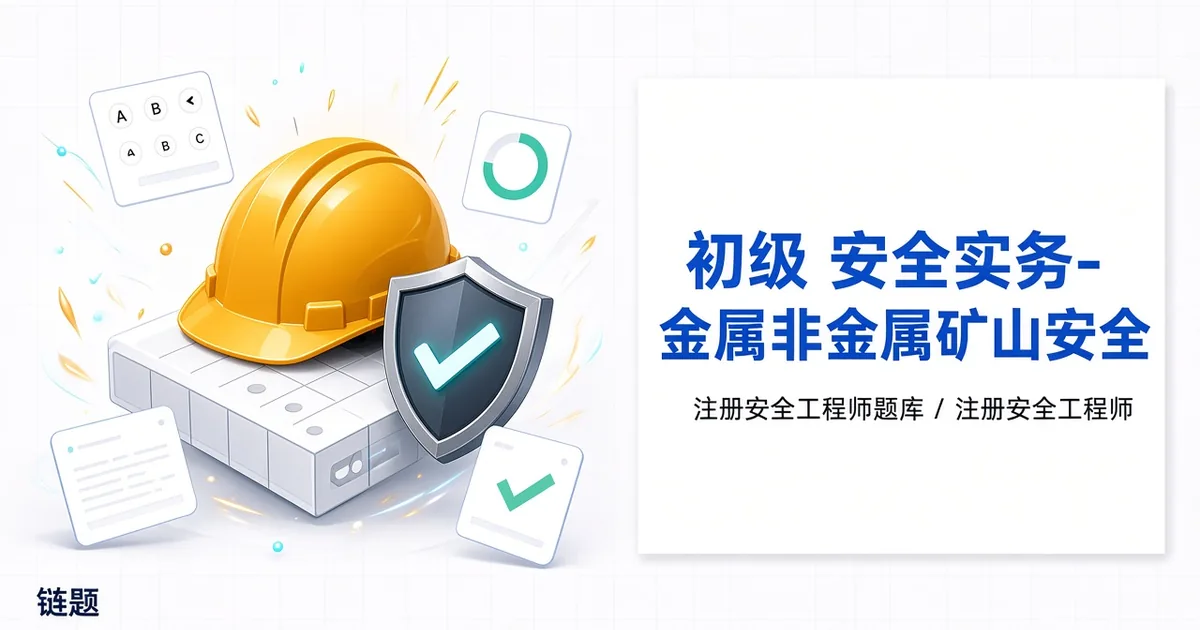 初级 安全实务-金属非金属矿山安全题库封面