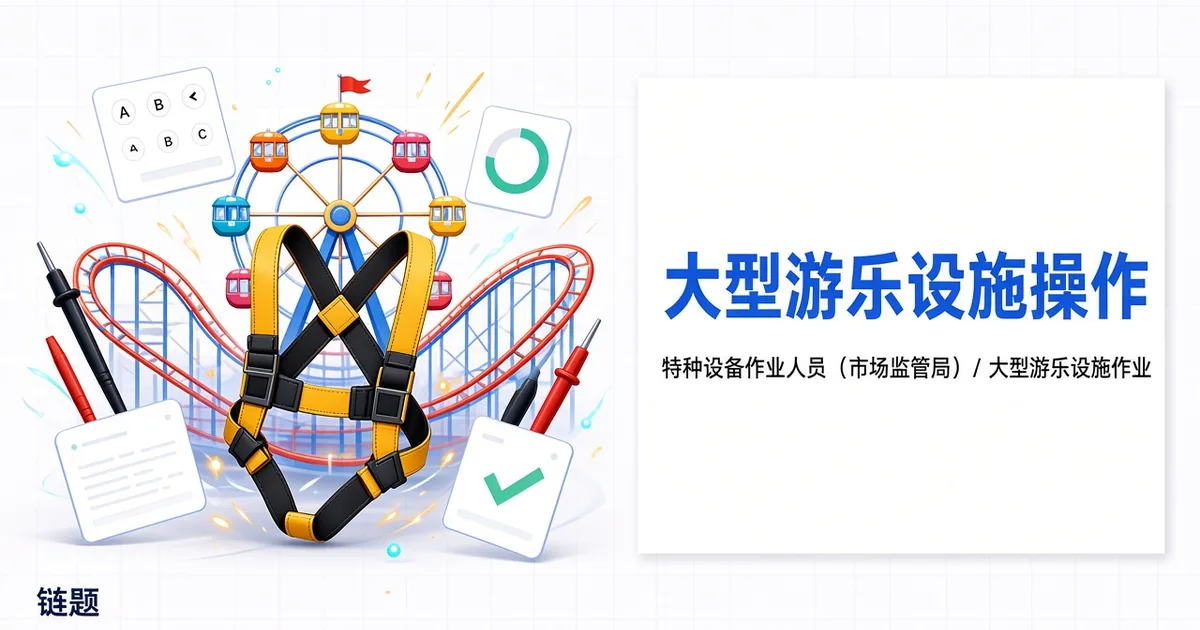 大型游乐设施操作题库封面