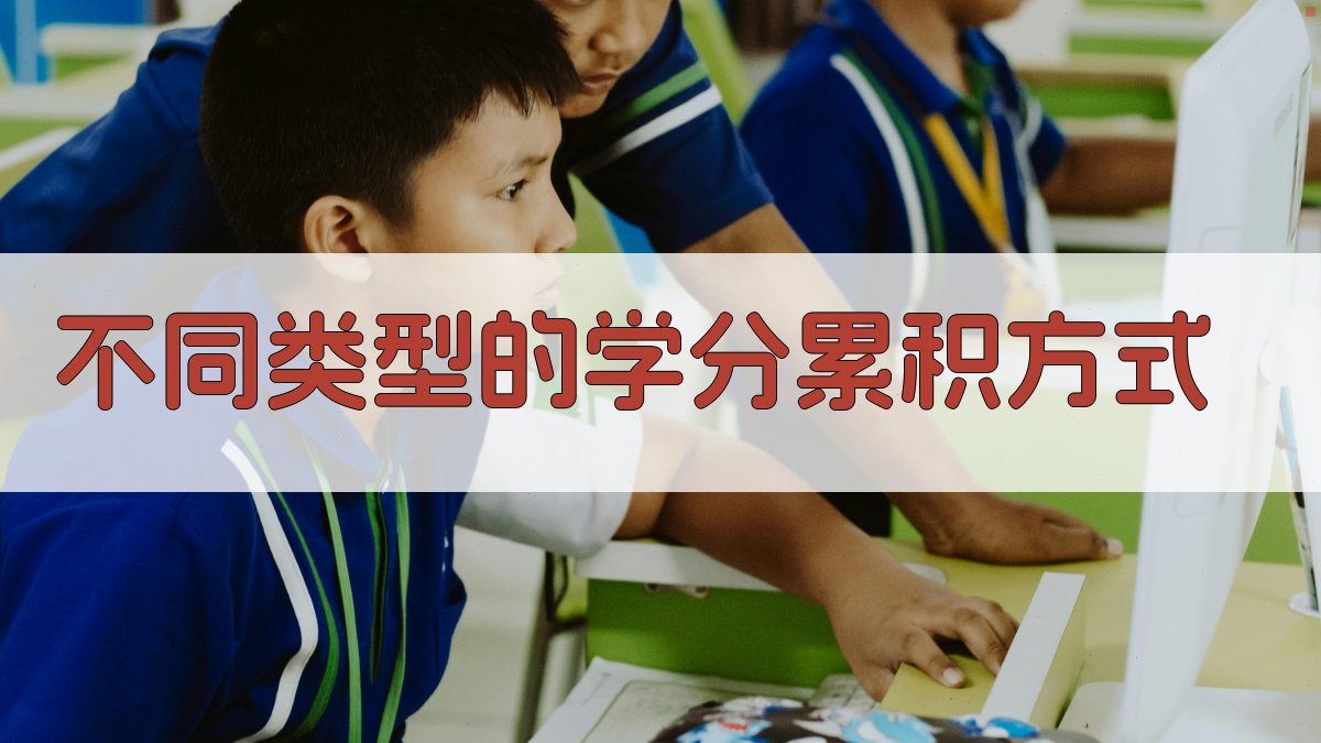 不同类型的学分累积方式 图1