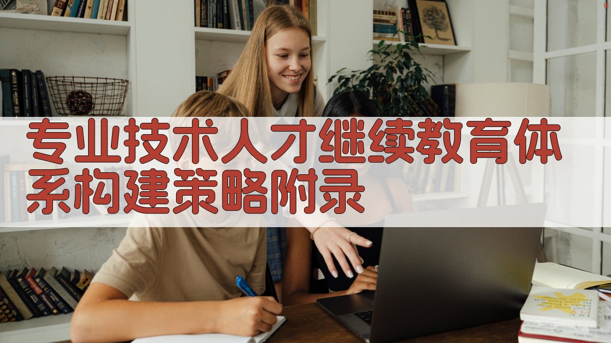 专业技术人才继续教育体系构建策略 · 附录 图5