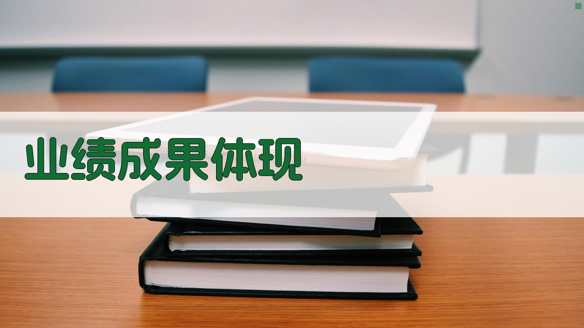 业绩成果体现 图2