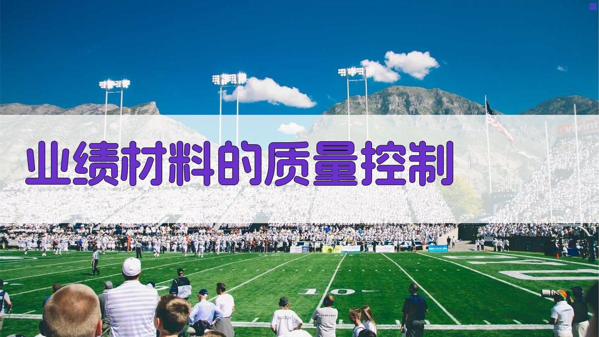 业绩材料收集与整理指南