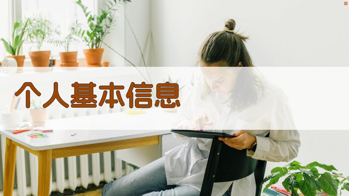 个人基本信息 图1