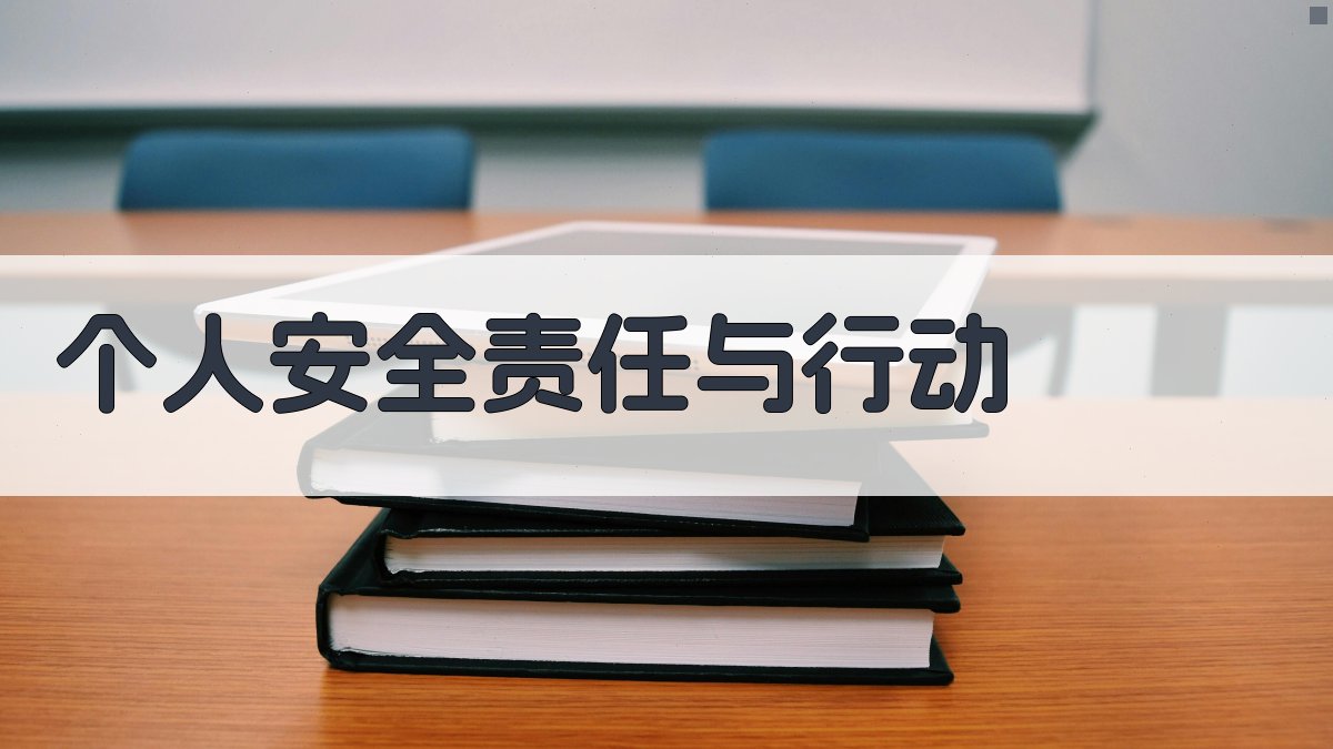 个人安全责任与行动 图5
