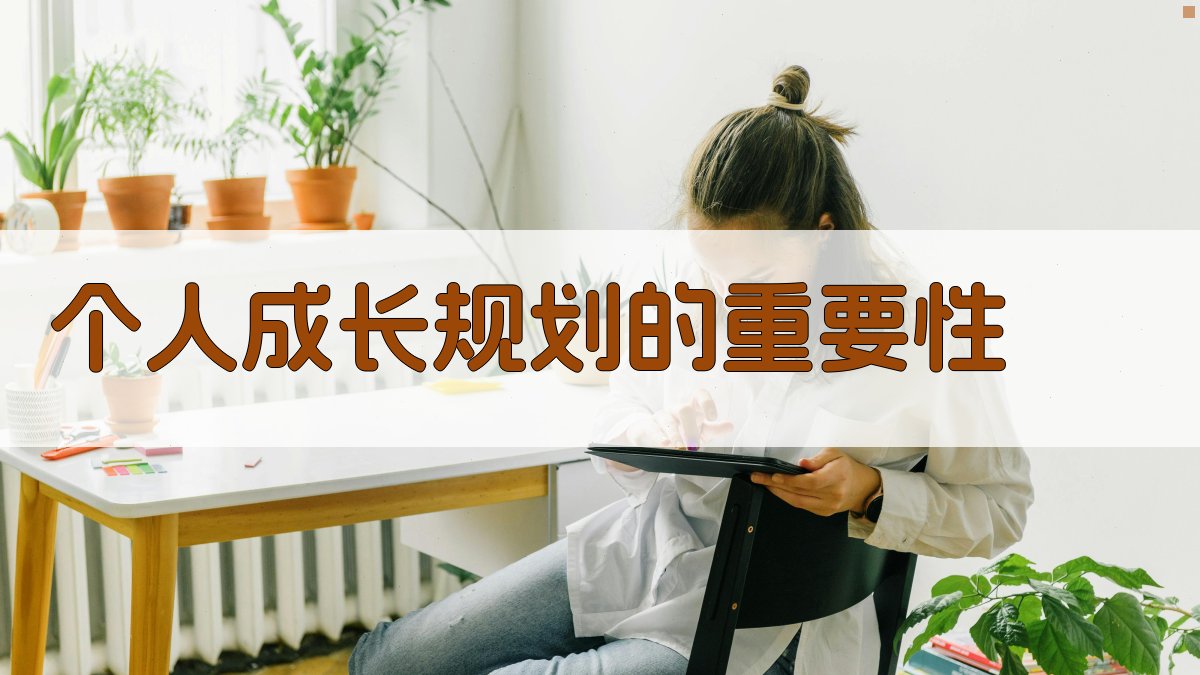 个人成长规划的重要性 图1