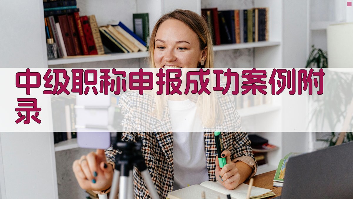 中级职称申报成功案例 · 附录 图4