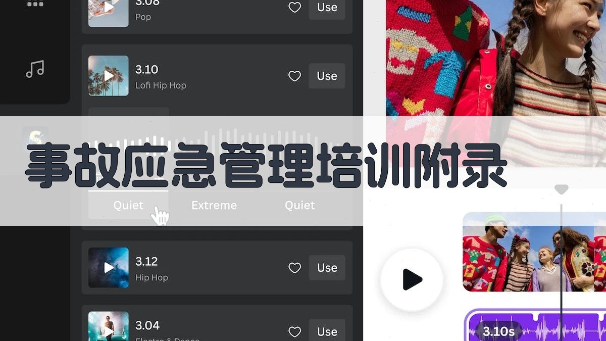 事故应急管理培训 · 附录 图1