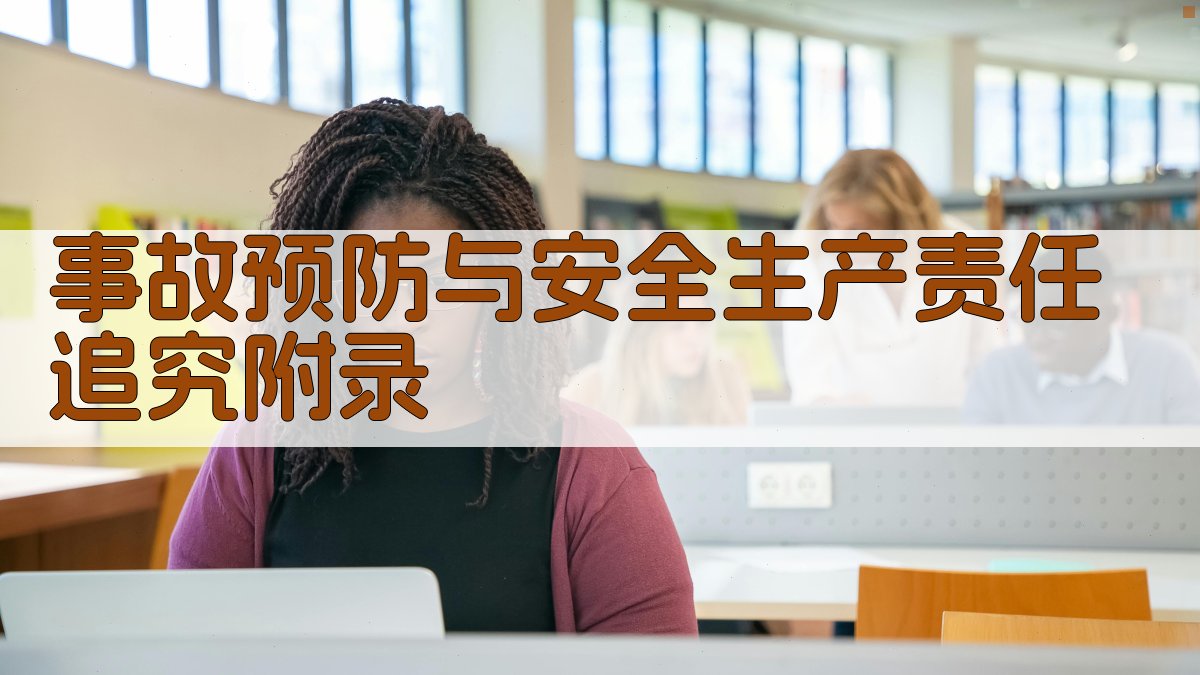 事故预防与安全生产责任追究 · 附录 图5