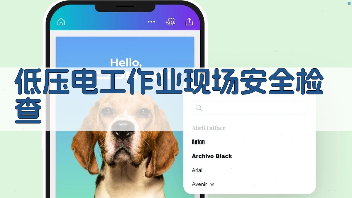 低压电工作业现场安全检查 图3