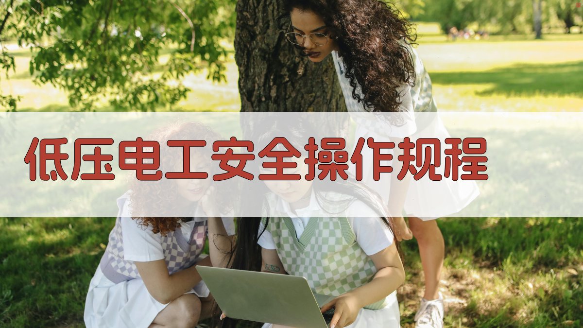 低压电工安全操作规程 图1