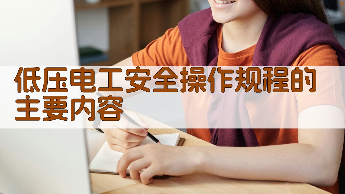 低压电工安全操作规程的主要内容 图2