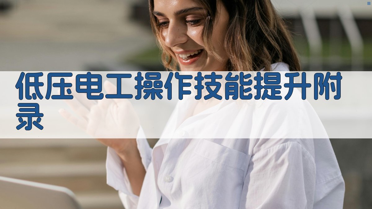 低压电工操作技能提升 · 附录 图5