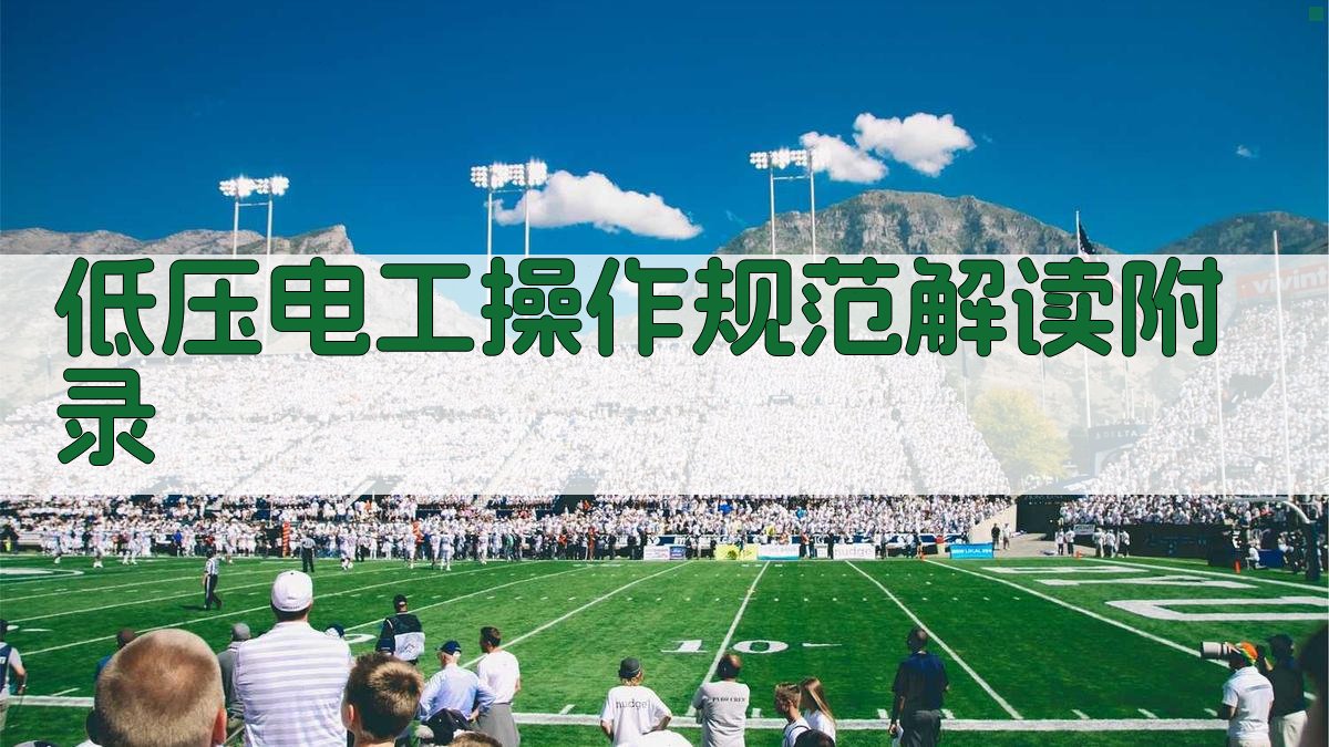 低压电工操作规范解读 · 附录 图5