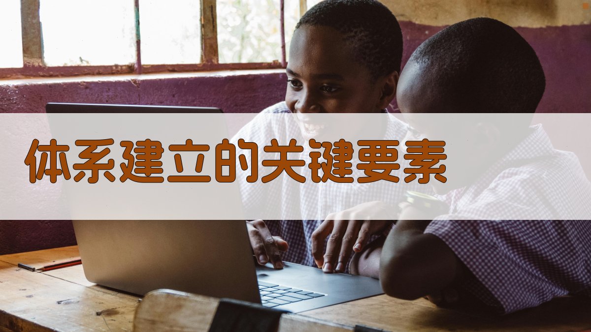 体系建立的关键要素 图2