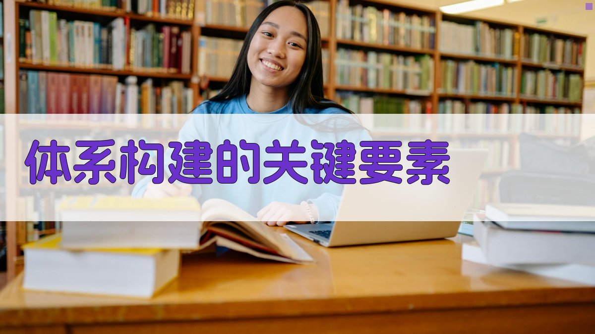 体系构建的关键要素 图1