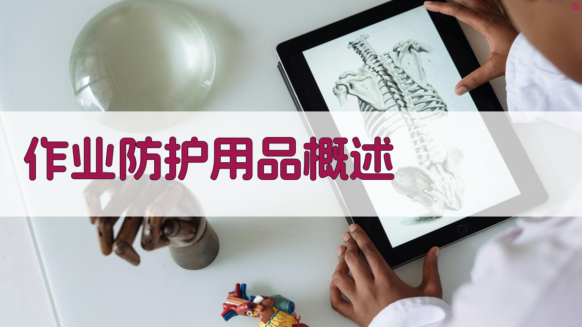 作业防护用品概述 图1