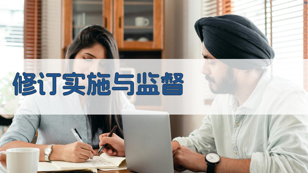 修订实施与监督 图3