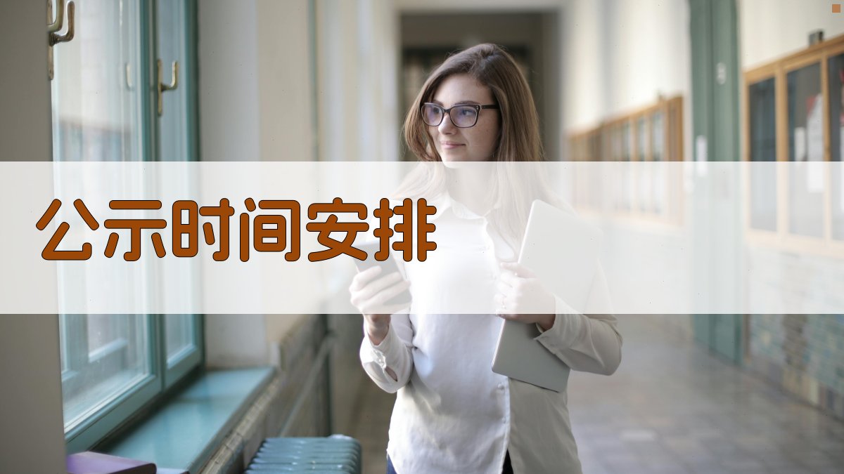 公示时间安排 图2