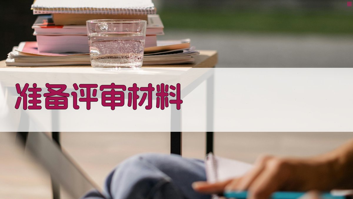 准备评审材料 图2