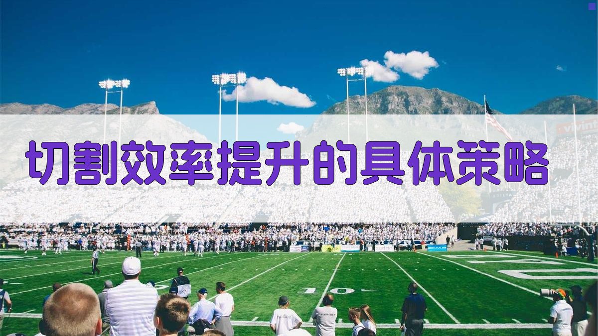 切割效率提升的具体策略 图3