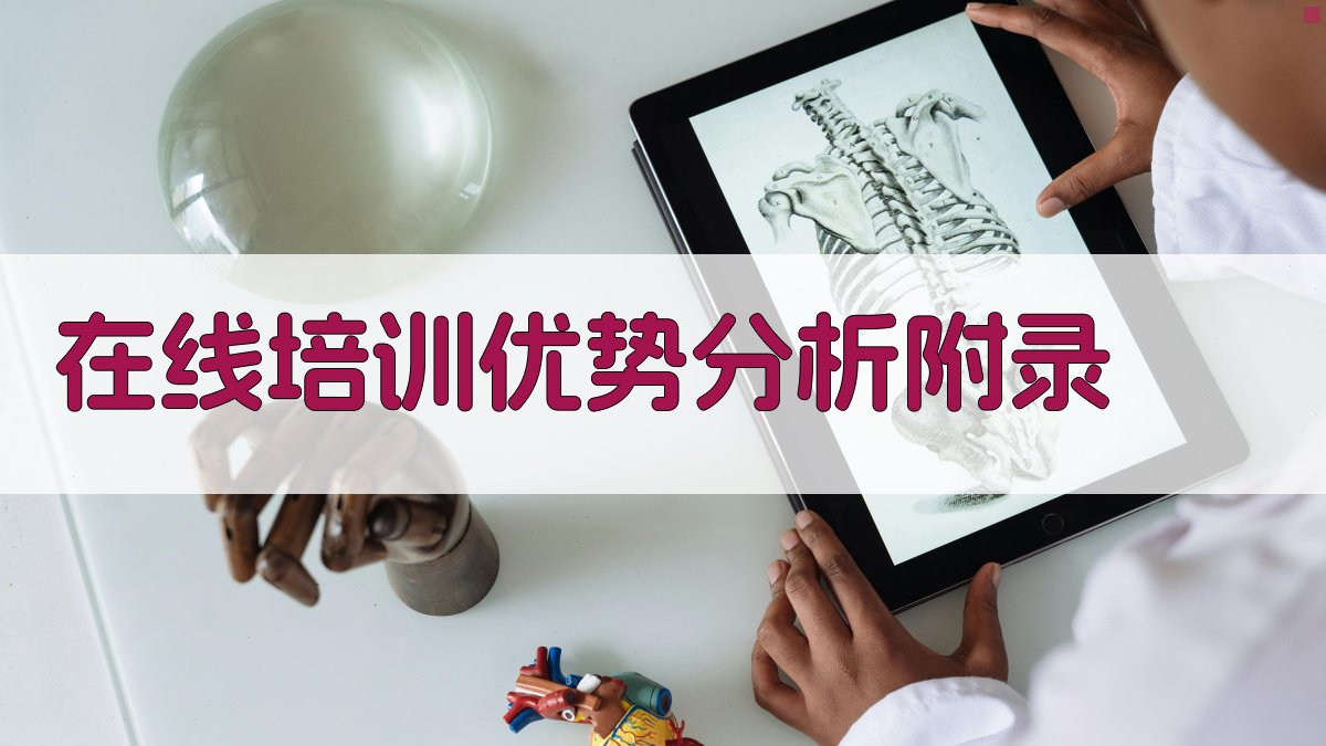 在线培训优势分析 · 附录 图4