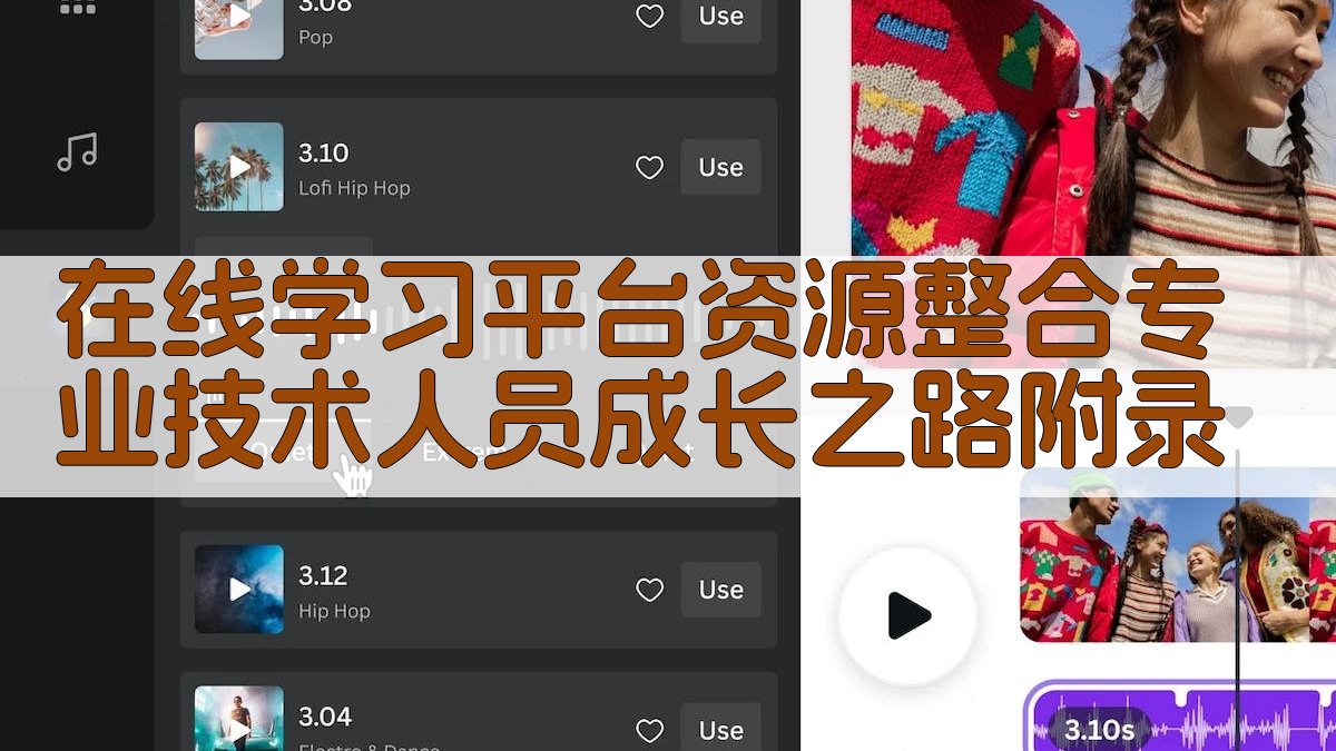 在线学习平台资源整合专业技术人员成长之路 · 附录 图5