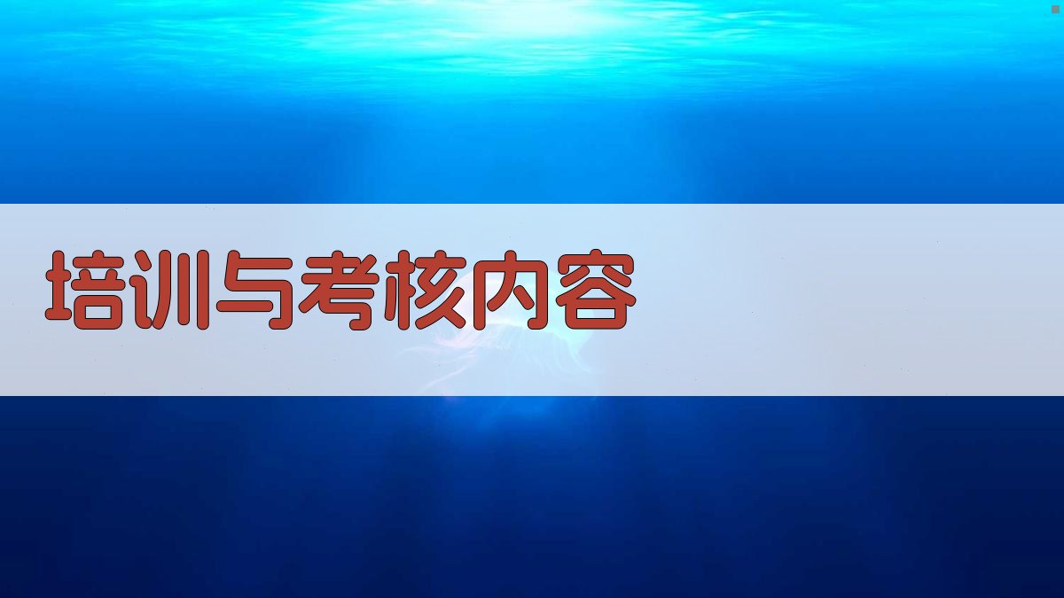 培训与考核内容 图2