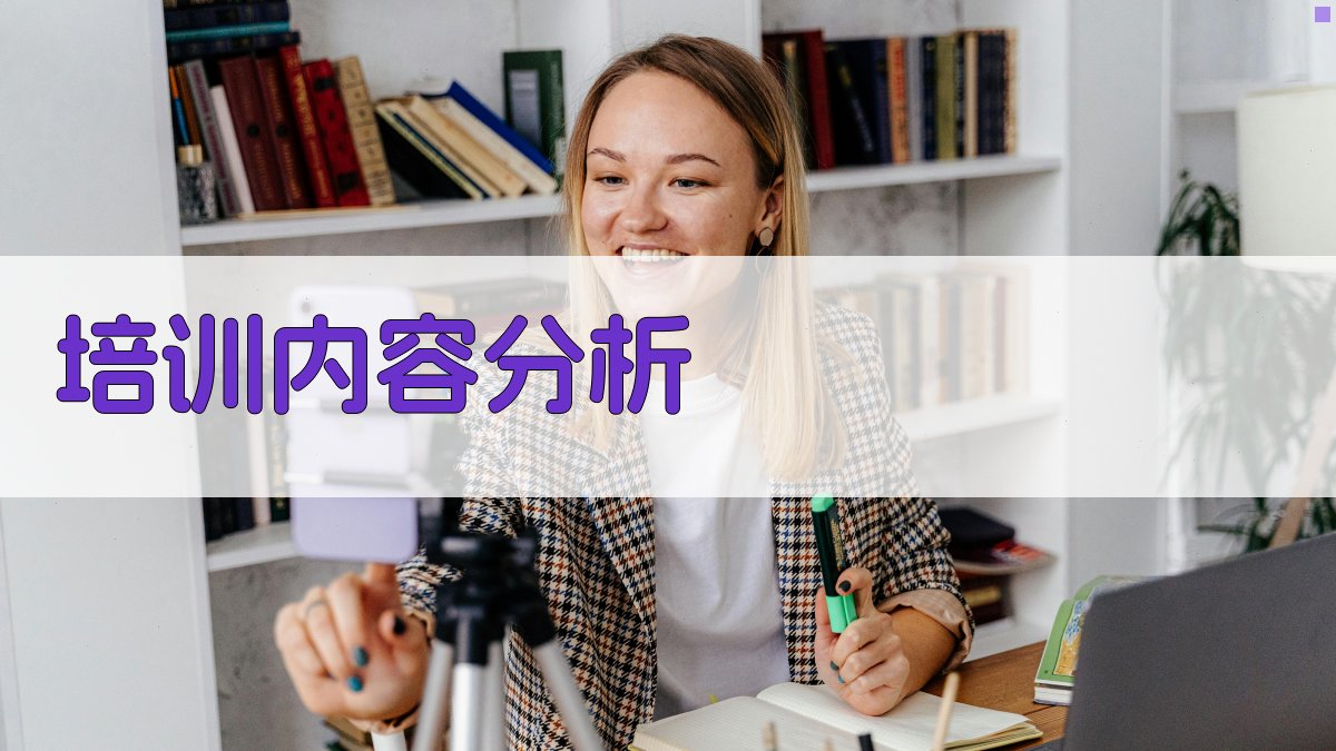 培训内容分析 图2
