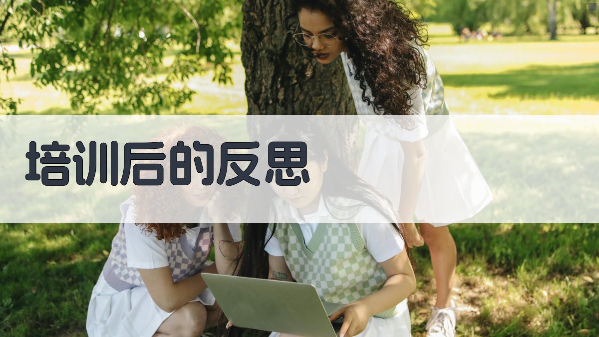 培训后的反思 图2