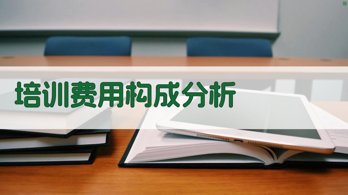 培训费用构成分析 图1