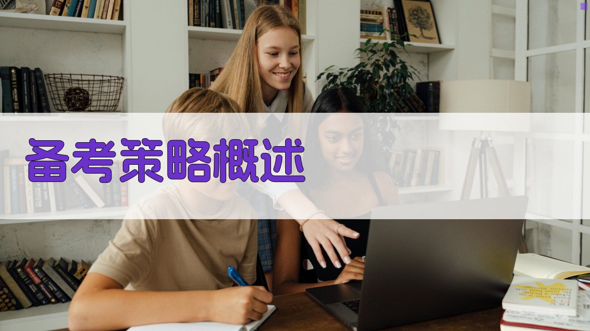 备考策略概述 图1