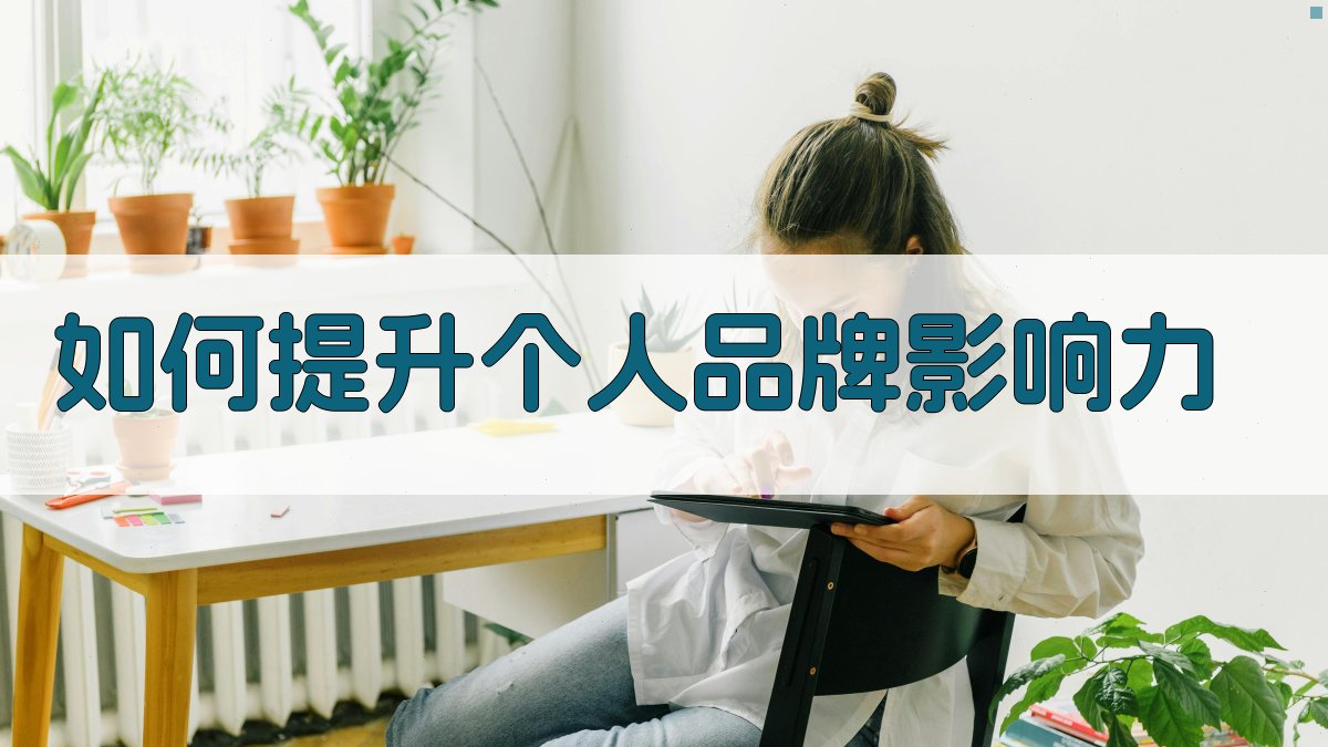 如何提升个人品牌影响力 图3