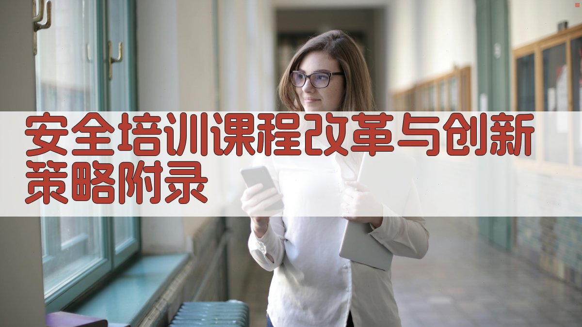 安全培训课程改革与创新策略 · 附录 图4