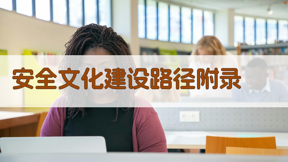 安全文化建设路径 · 附录 图5