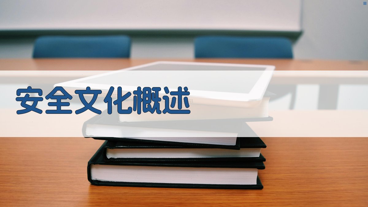 安全文化概述 图1